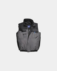 Gilet impermeabile bicolore 250 g/m² da personalizzare - Grigio