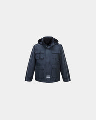 Parka multitasche Ripstop impermeabile da personalizzare - Blu Navy