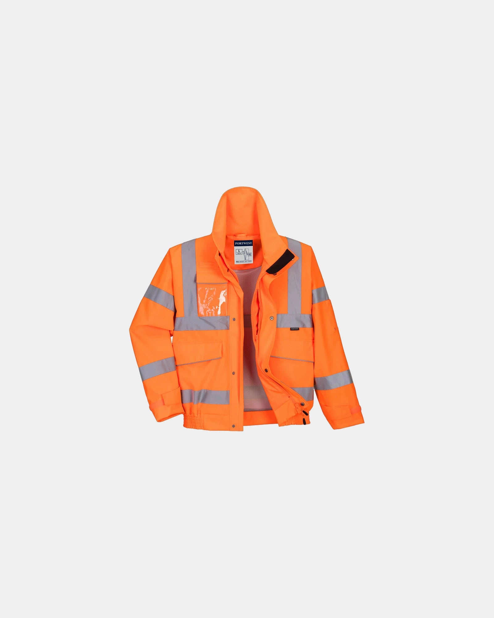 Bomber giacca impermeabile poliestere 300D da personalizzare - Arancione
