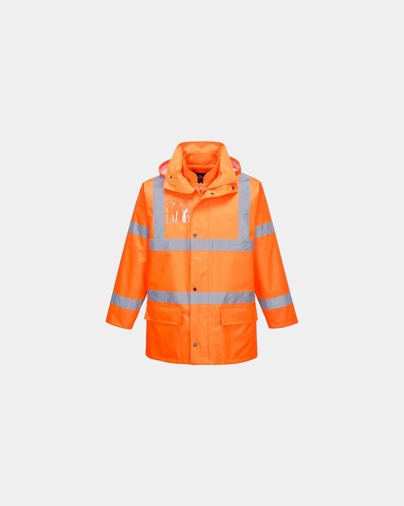 Parka alta visibilità 5 in 1 certificata da personalizzare - Arancione