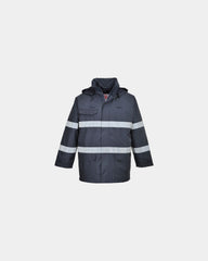 Parka impermeabile multirischio con pile da personalizzare - Blu Navy