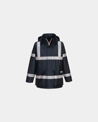 Giacca antipioggia ignifuga impermeabile da personalizzare - Blu Navy
