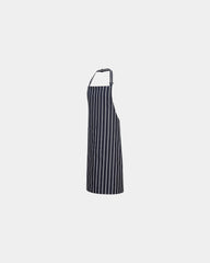 Grembiule con tasca cotone a righe da personalizzare - Blu Navy