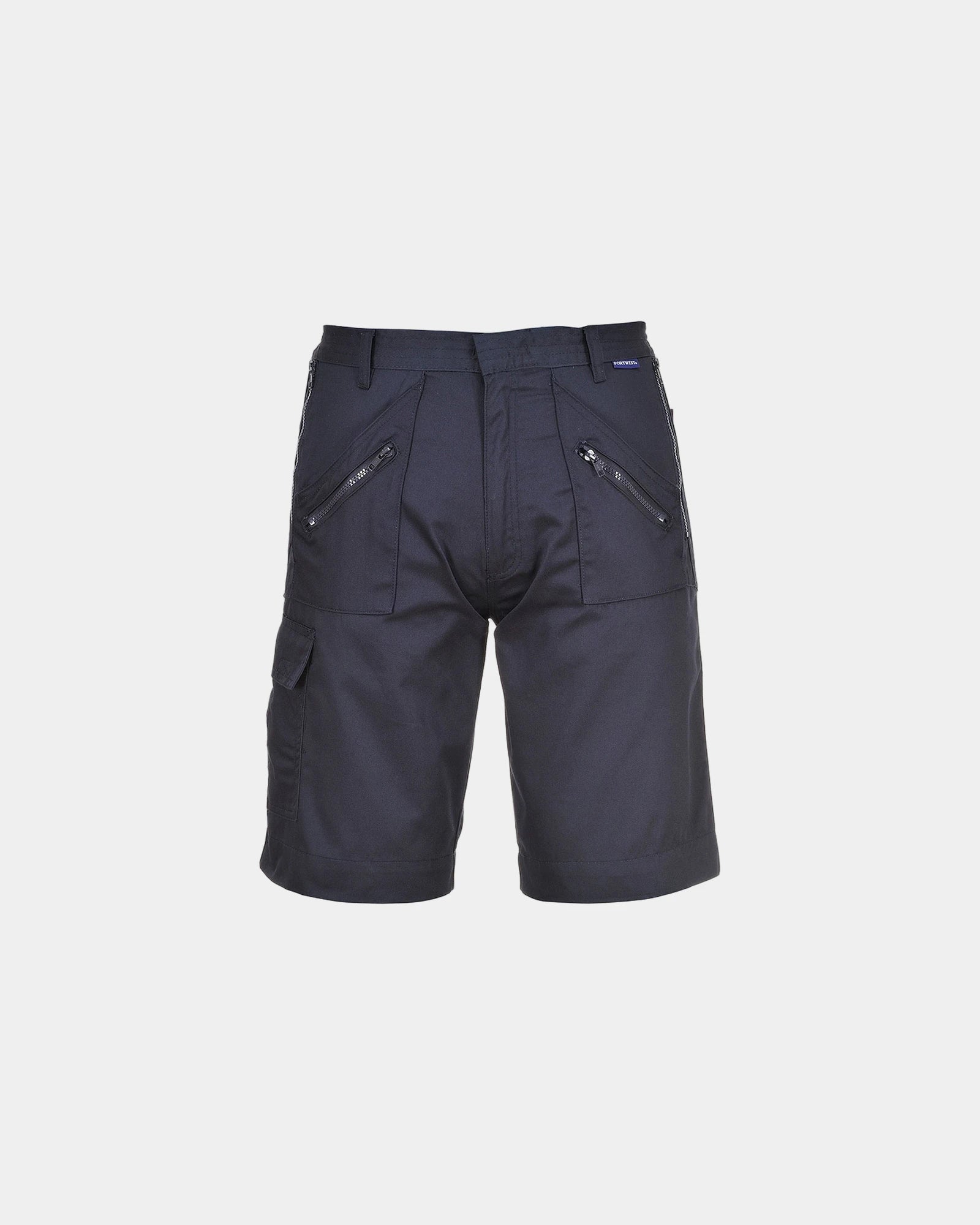 Bermuda multitasche policotone rinforzato da personalizzare - Blu Navy