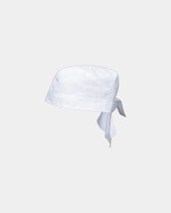 Bandana da chef in policotone 190 g/m² da personalizzare - Bianco