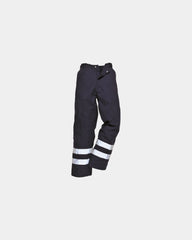 Pantalone rinforzato policotone nylon da personalizzare - Nero-Blu Cielo