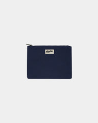 Pochette in cotone bio GOTS Hindbag Colette M da personalizzare - Navy