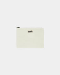 Pochette in cotone bio GOTS Hindbag Colette M da personalizzare - Ecru