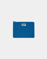 Pochette in cotone bio GOTS Hindbag Colette M da personalizzare - Azure