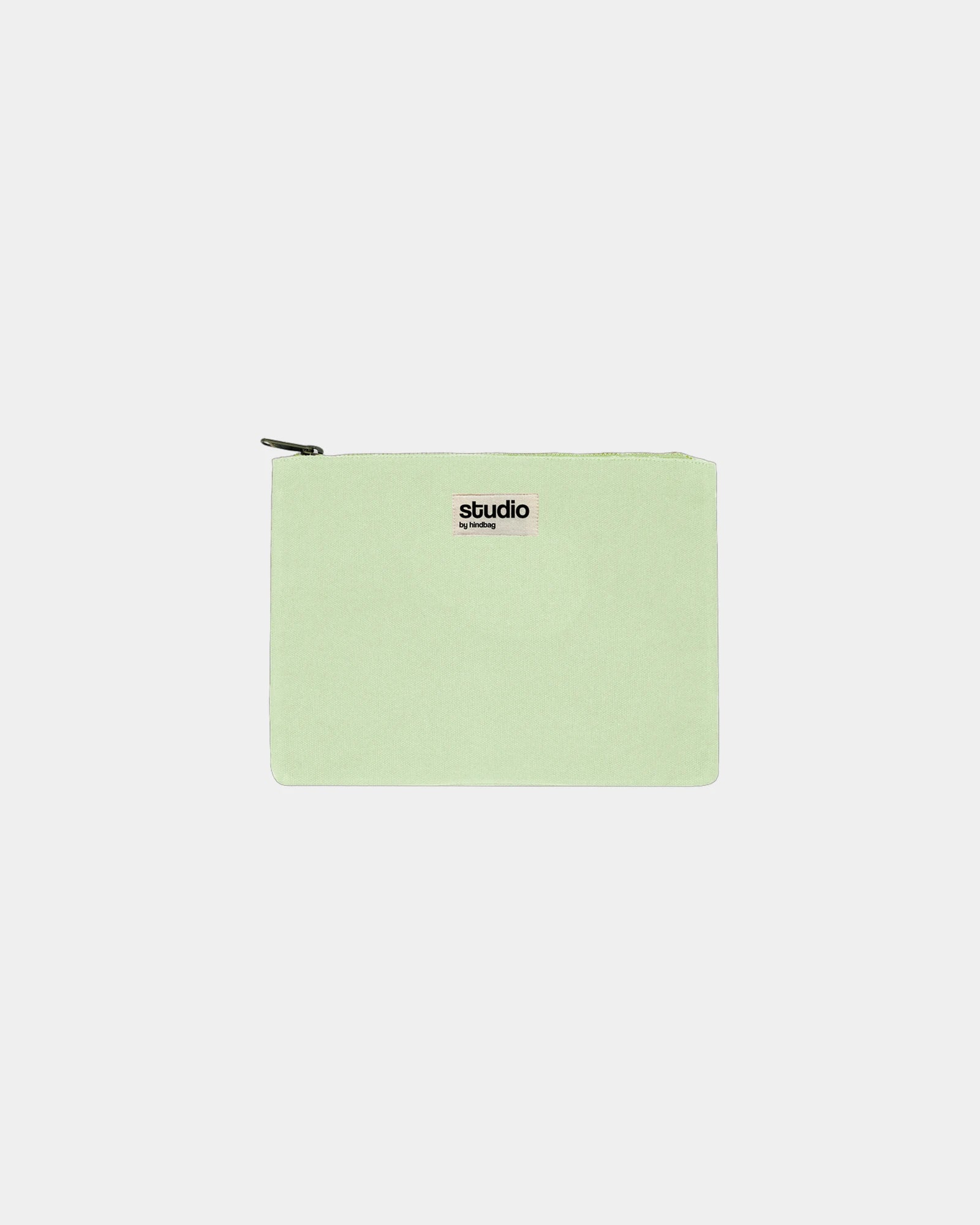 Pochette in cotone bio GOTS Hindbag Colette M da personalizzare - Mint