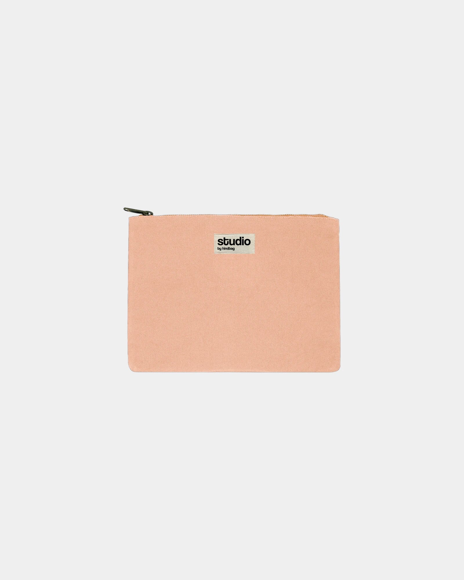 Pochette in cotone bio GOTS Hindbag Colette M da personalizzare - Salmon