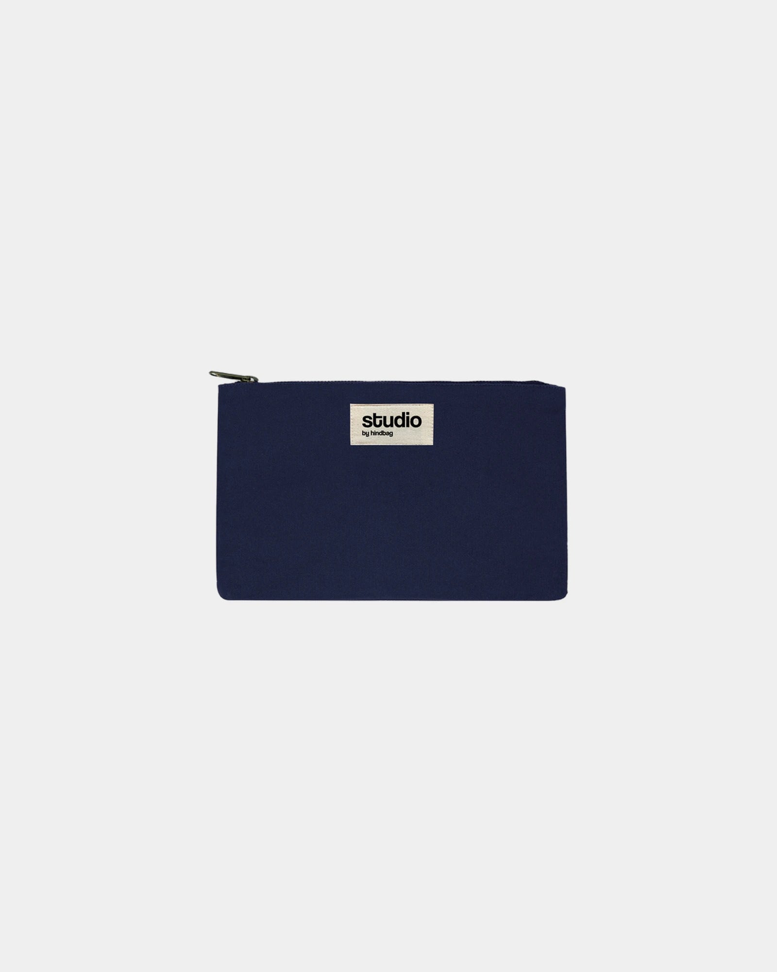 Pochette in cotone bio GOTS Hindbag Colette S da personalizzare - Navy