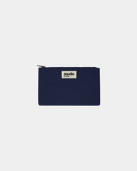 Pochette in cotone bio GOTS Hindbag Colette S da personalizzare - Navy