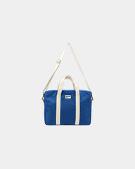 Borsa per computer in cotone biologico Hindbag Luis da personalizzare - Royal Blue