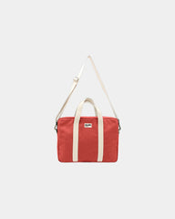 Borsa per computer in cotone bio Hindbag Luis da personalizzare - Red