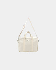 Borsa per computer in cotone bio Hindbag Luis da personalizzare - Ecru