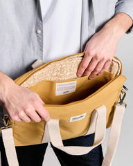 Borsa per computer in cotone bio Hindbag Luis da personalizzare - 22