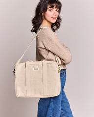 Borsa per computer in cotone bio Hindbag Luis da personalizzare - 25