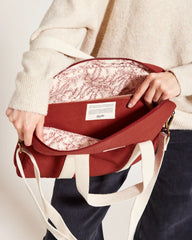 Borsa per computer in cotone bio Hindbag Luis da personalizzare - 13