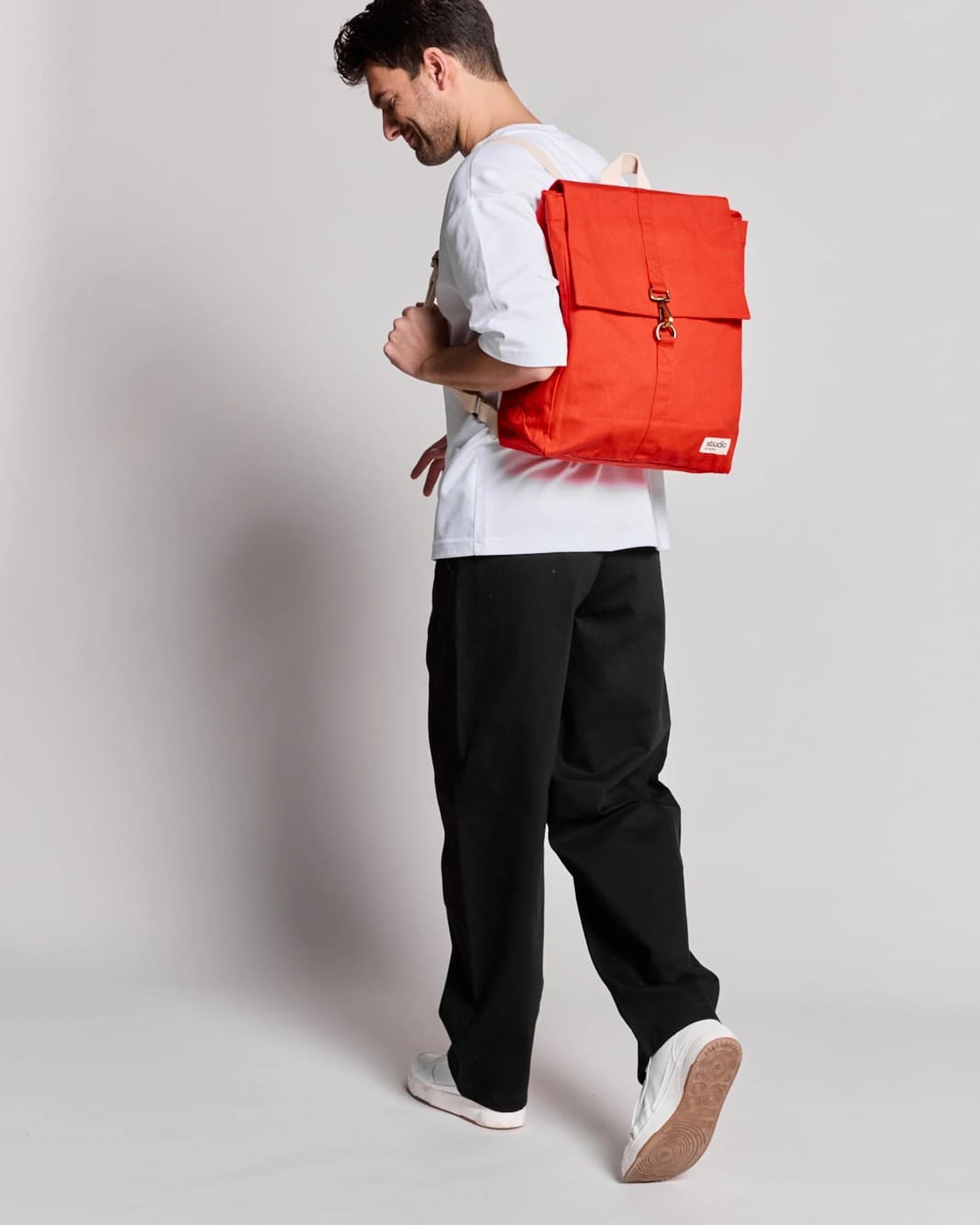 Zaino in cotone biologico Hindbag Oscar da personalizzare - 15