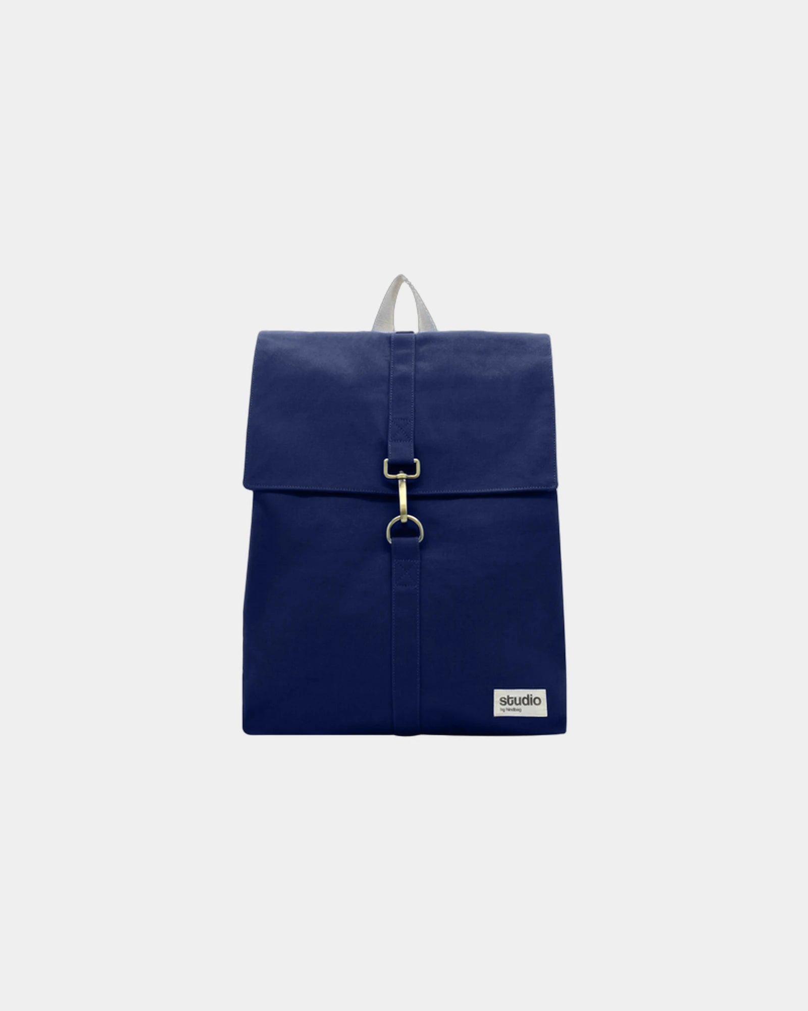 Zaino in cotone biologico Hindbag Oscar da personalizzare - Navy
