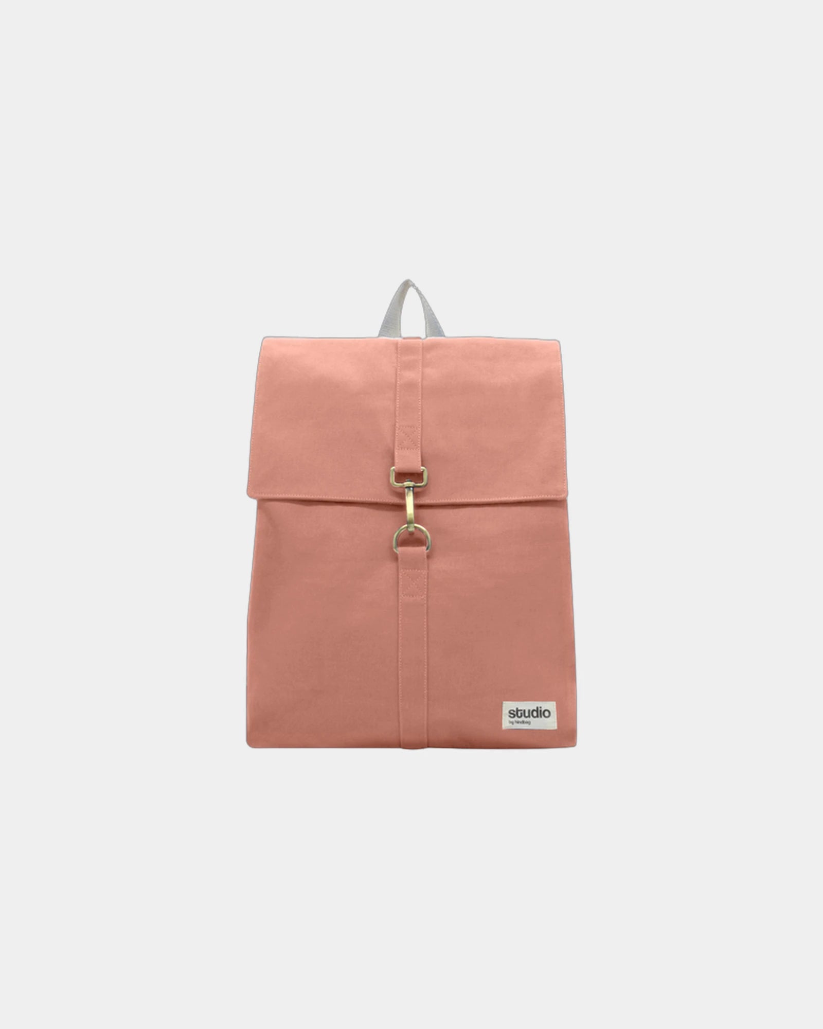 Zaino in cotone biologico Hindbag Oscar da personalizzare - Salmon