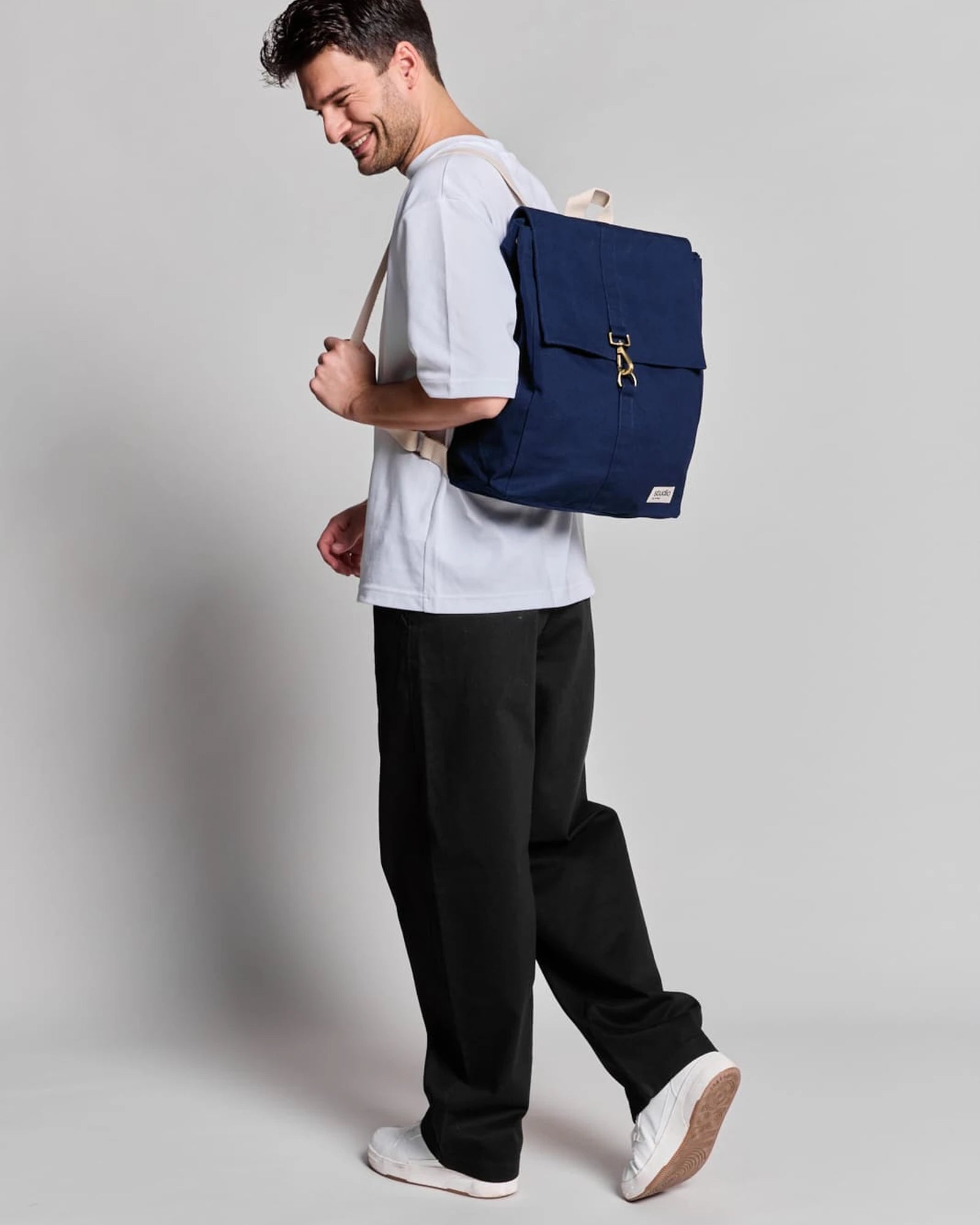 Zaino in cotone biologico Hindbag Oscar da personalizzare - 6