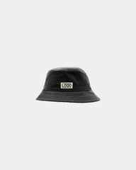 Cappello da pescatore Bob Robin cotone bio GOTS Hindbag da personalizzare - Black