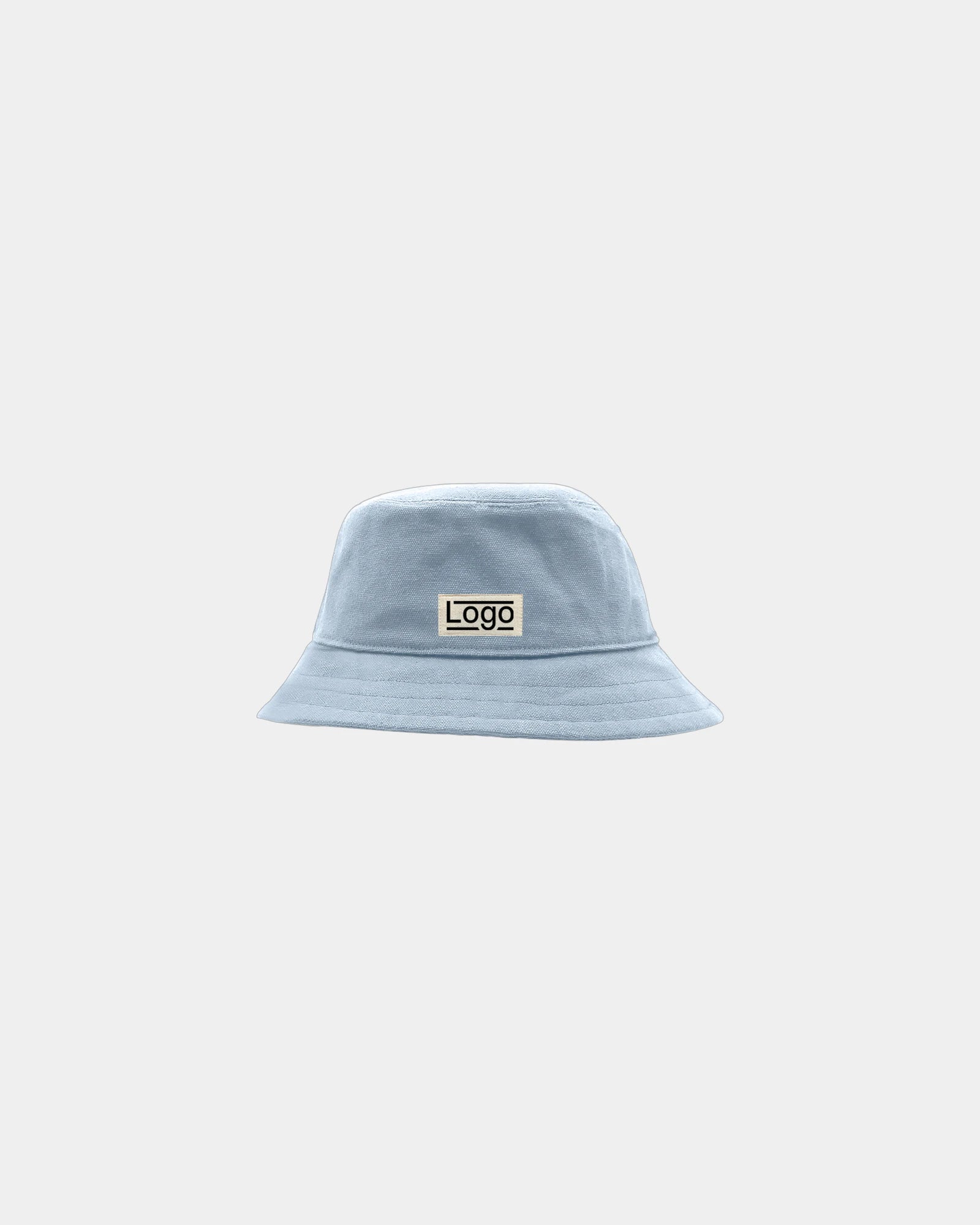 Cappello da pescatore Bob Robin cotone bio GOTS Hindbag da personalizzare - Azure