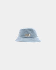 Cappello da pescatore Bob Robin cotone bio GOTS Hindbag da personalizzare - Azure