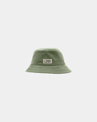 Cappello da pescatore Bob Robin cotone bio GOTS Hindbag da personalizzare - Olive
