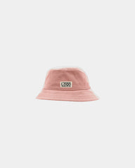 Cappello da pescatore Bob Robin cotone bio GOTS Hindbag da personalizzare - Salmon