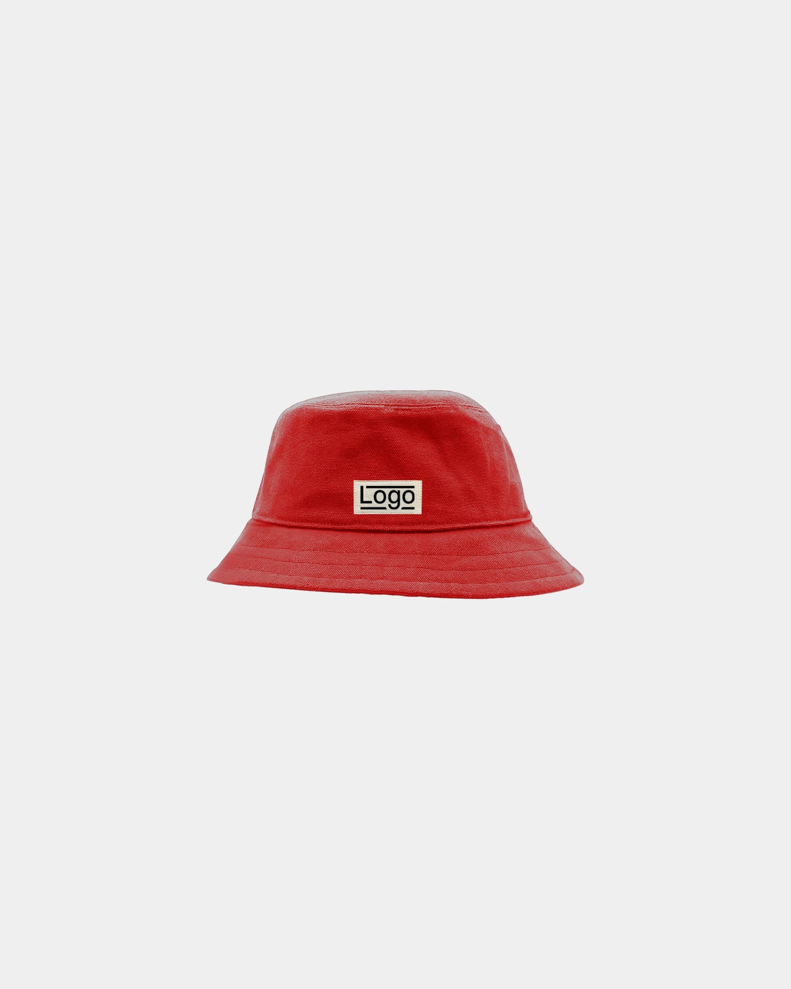 Cappello da pescatore Bob Robin cotone bio GOTS Hindbag da personalizzare - Red