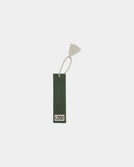 Segnalibro in cotone bio Hindbag Alex da personalizzare - Olive
