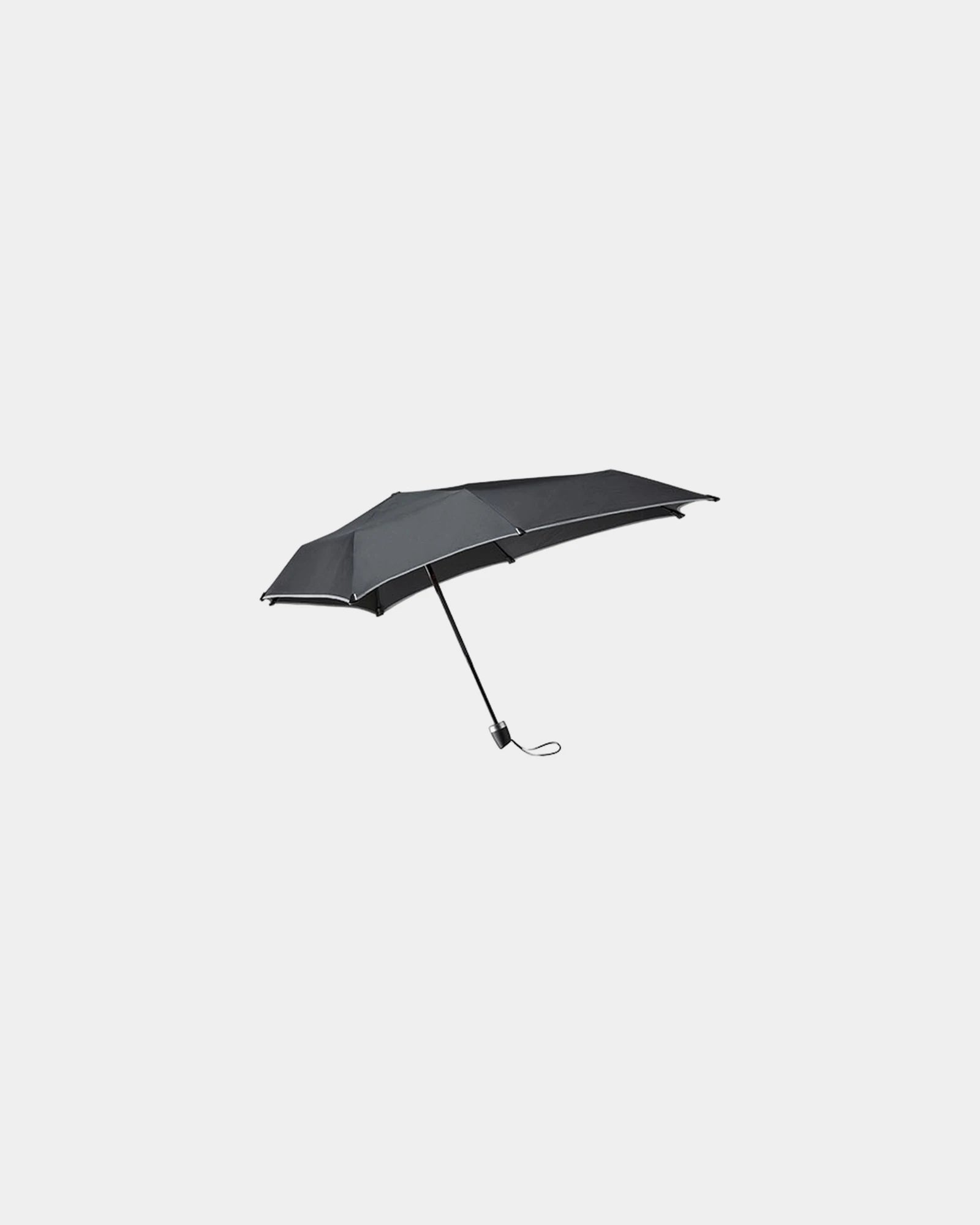 Ombrello tempesta antivento 91 cm da personalizzare - Nero riflettente