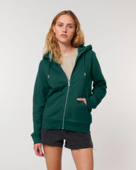 Felpa spessa con cappuccio e zip unisex personalizzabile - 8
