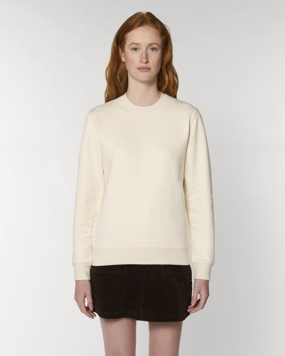 Felpa premium girocollo unisex in cotone bio da personalizzare - 6