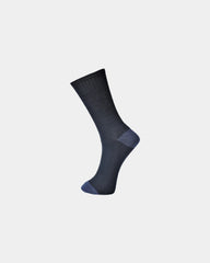 Calzini in cotone pettinato da personalizzare - Nero-Blu Cielo