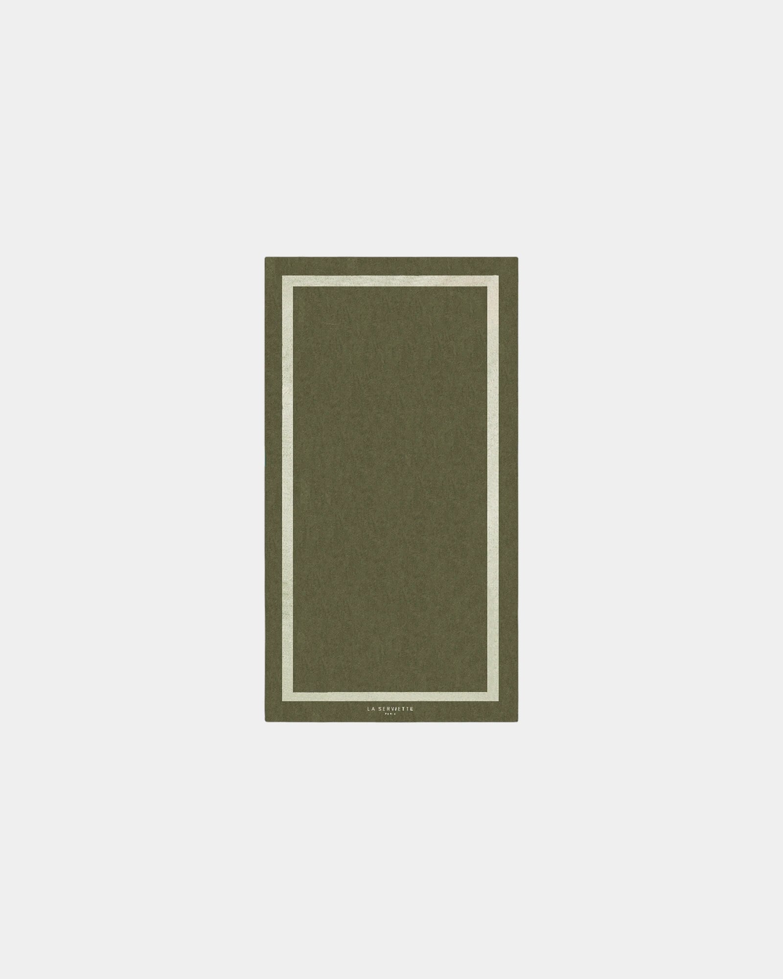 Asciugamano cotone 90x170 da personalizzare - Verde Oliva