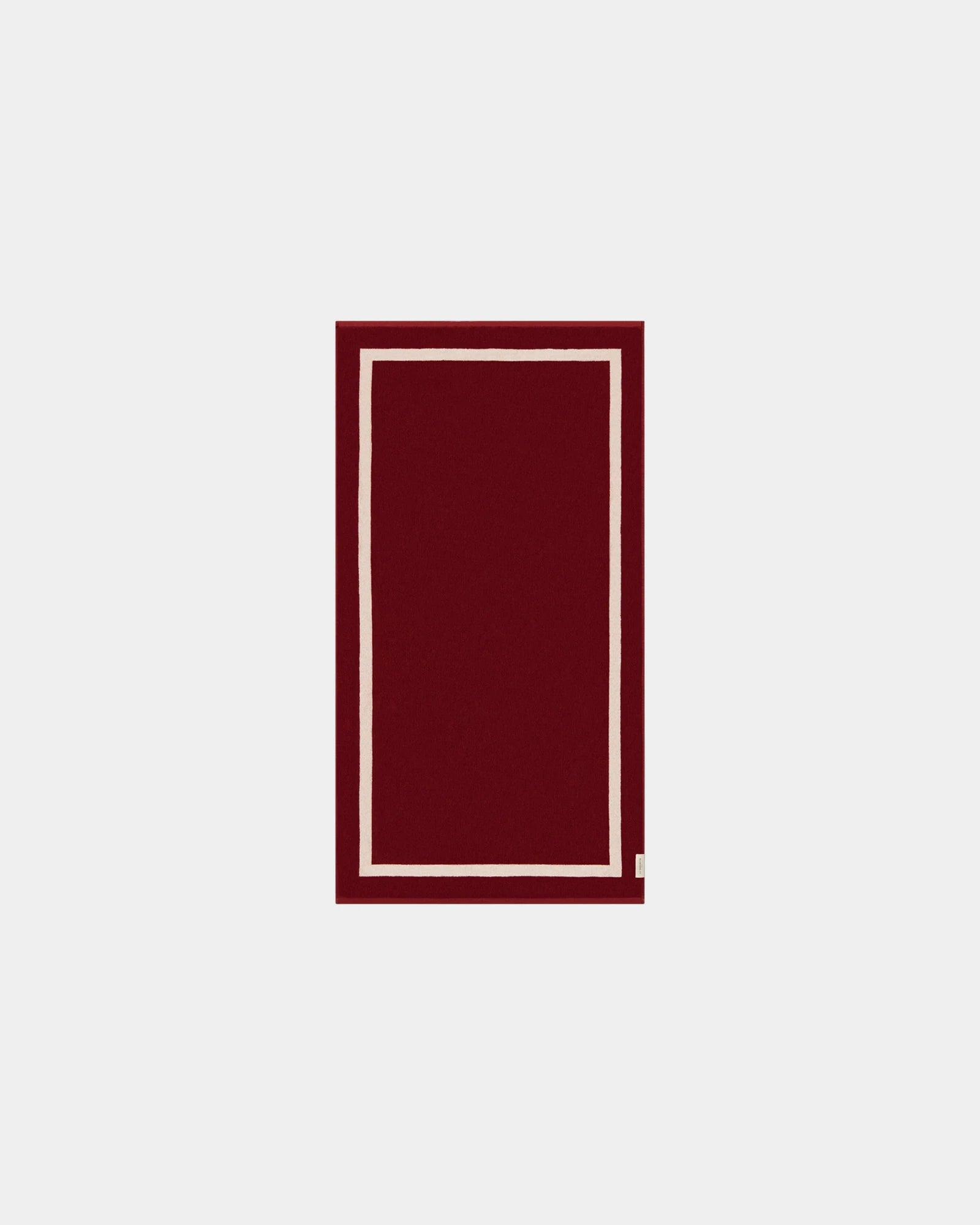 Asciugamano cotone 90x170 da personalizzare - Rosso Granata