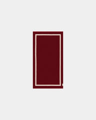 Asciugamano cotone 90x170 da personalizzare - Rosso Granata