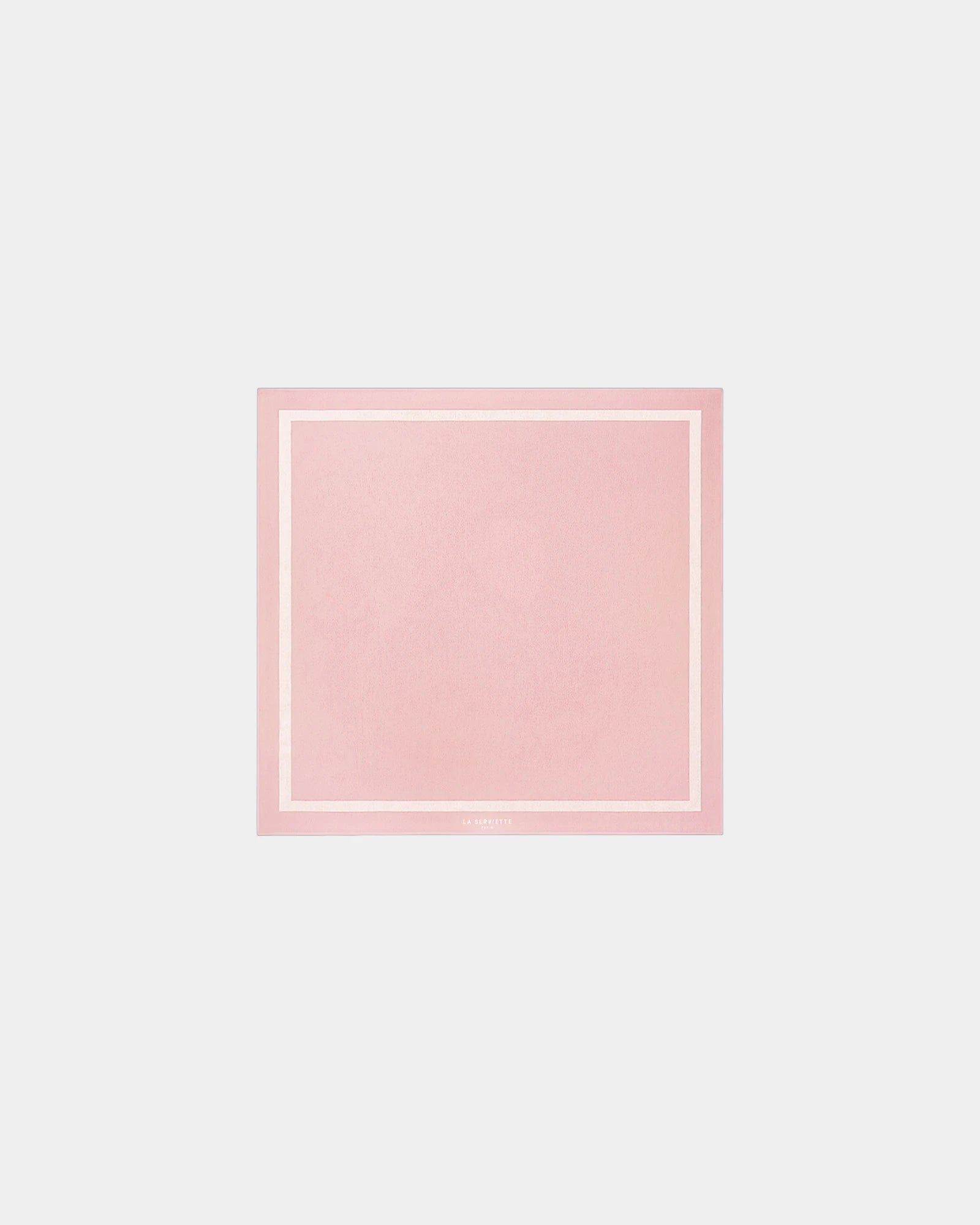 Asciugamano da spiaggia 170x170 da personalizzare - Rosa Ninfea / Crema