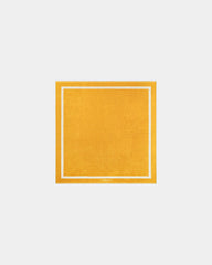 Asciugamano da spiaggia 170x170 da personalizzare - Giallo Oro / Crema