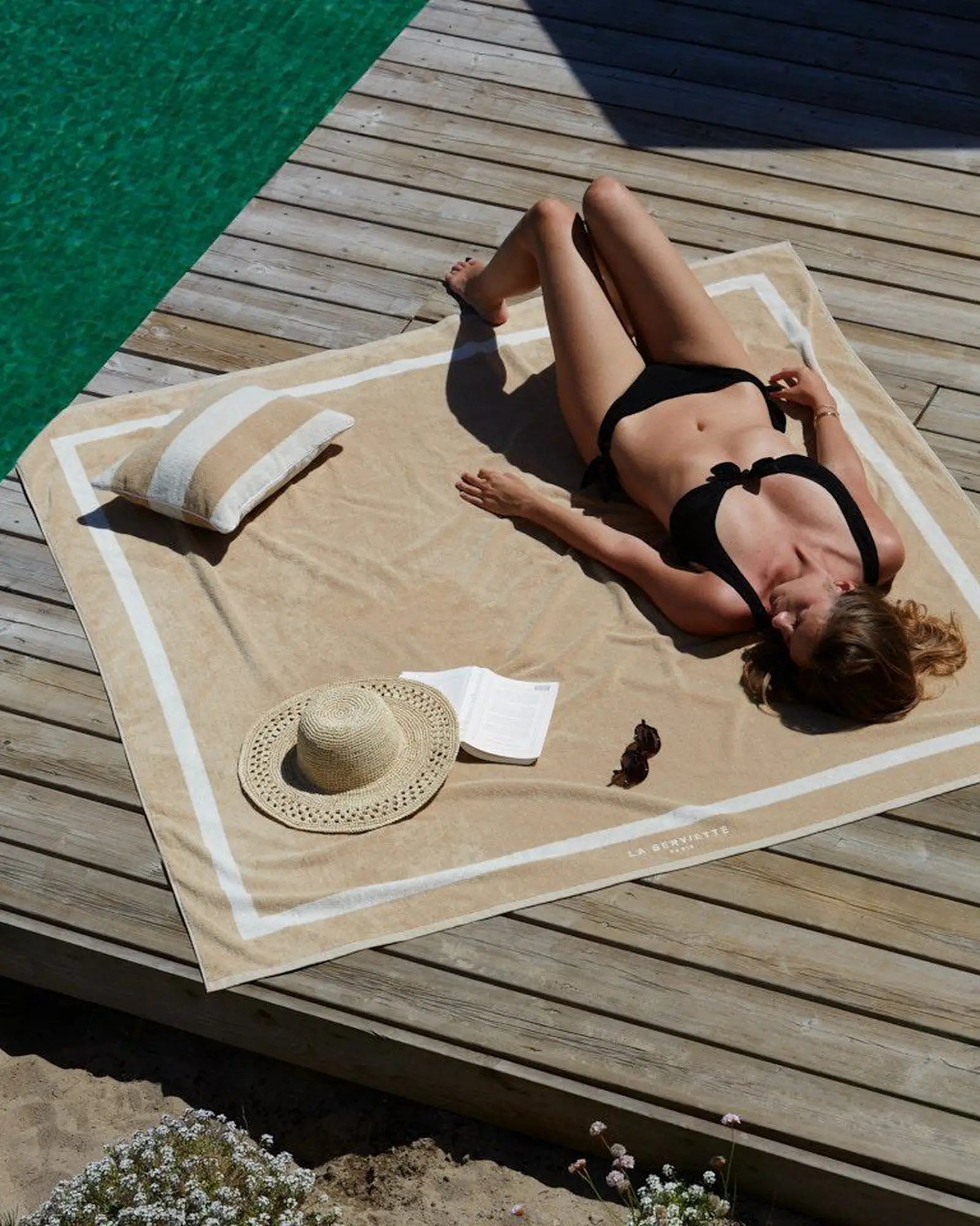 Asciugamano da spiaggia 170x170 da personalizzare - 11