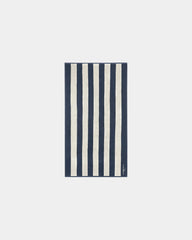 Asciugamano La Serviette Riviera 90x170 da personalizzare - Blu Oceano / Crema