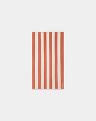 Asciugamano La Serviette Riviera 90x170 da personalizzare - Ruggine / Crema