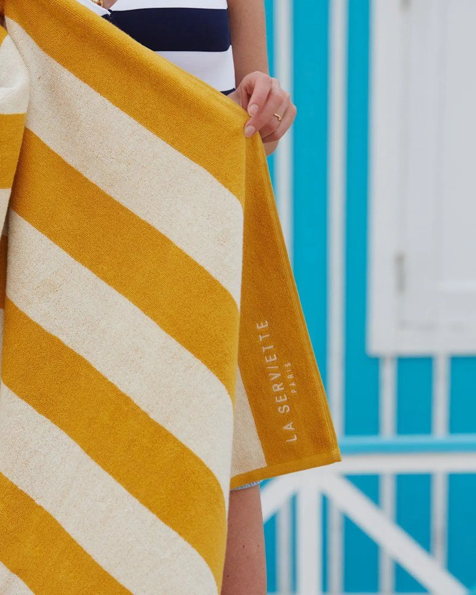 Asciugamano La Serviette Riviera 90x170 da personalizzare - 21