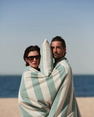Asciugamano da spiaggia La Serviette Riviera 170x170 da personalizzare - 32