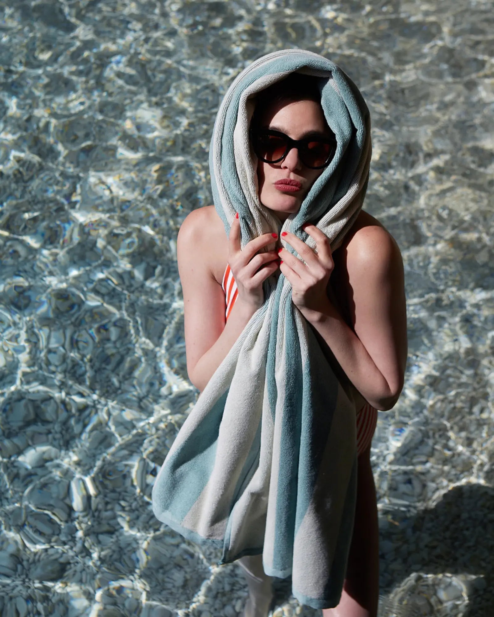 Asciugamano da spiaggia Riviera 90x200 da personalizzare - 25