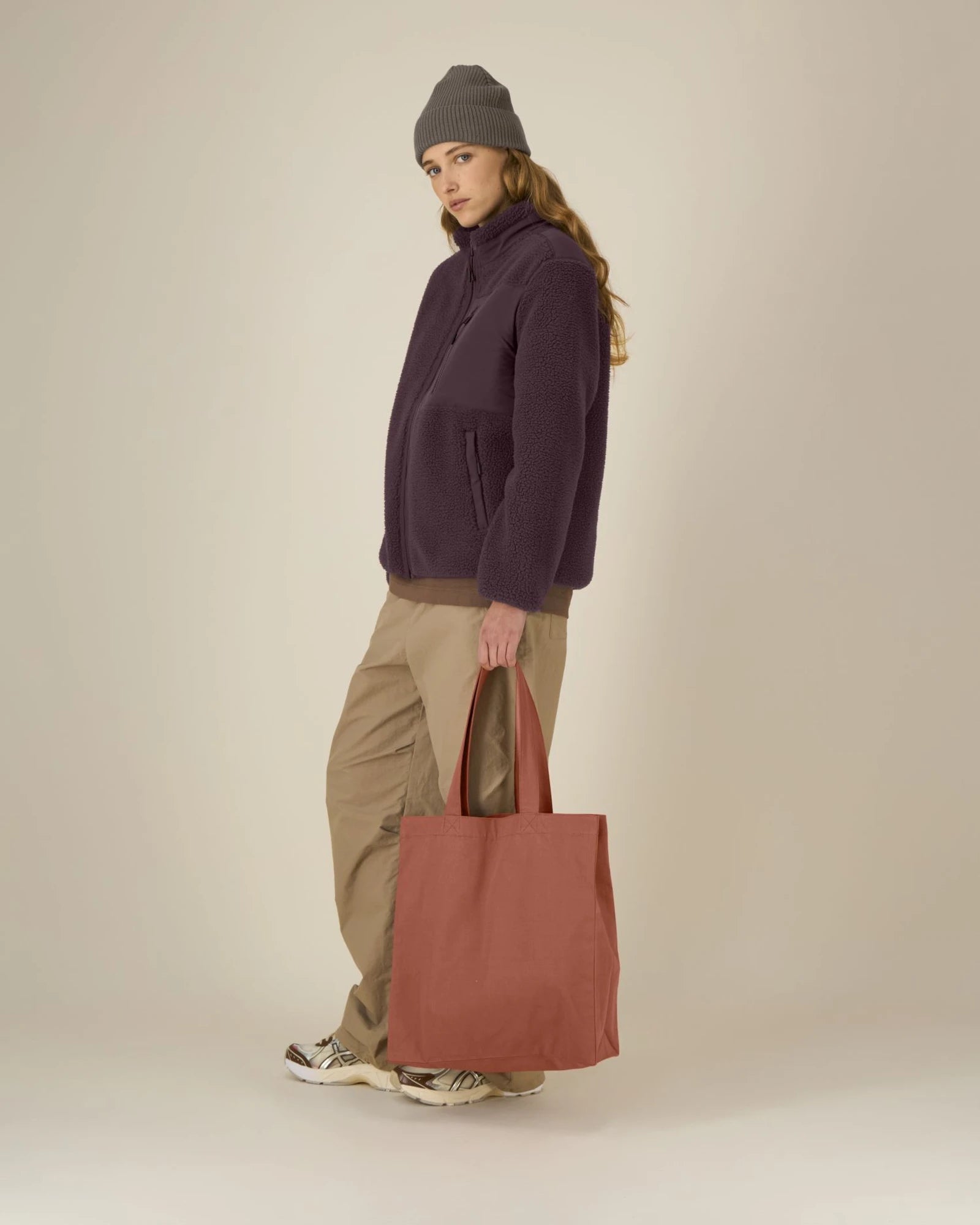 Shopper cotone riciclato Stanley/Stella da personalizzare - marrone heritage